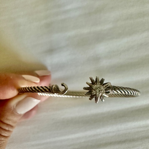 David Yurman silver bracelet Starburst with diamonds - Picture 7 of 15
